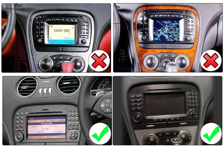 Mercedes-Benz SL-Class | 2001-2008 | Android Screen VMS
