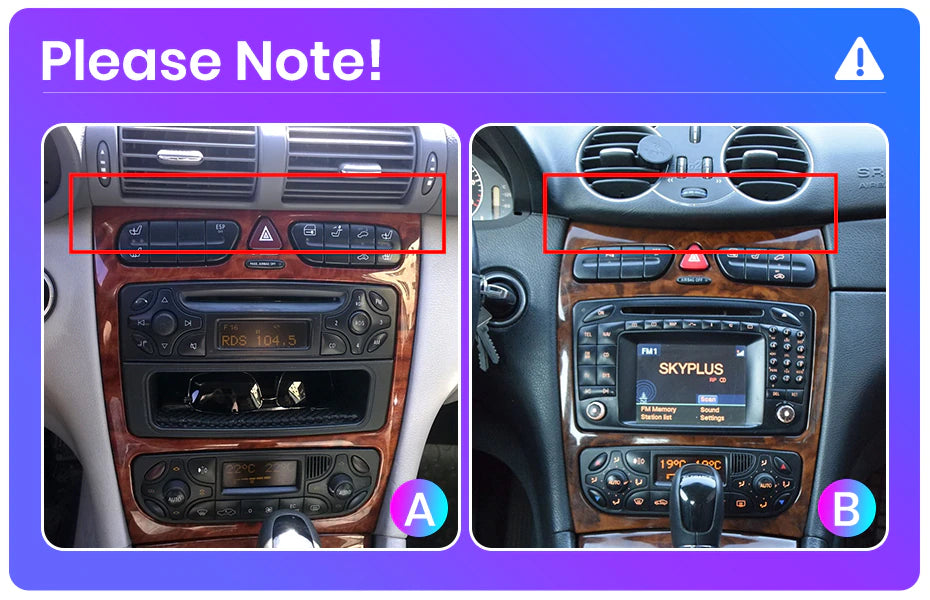 Mercedes-Benz CLK-Class | 2002-2005 | Android Screen VMS