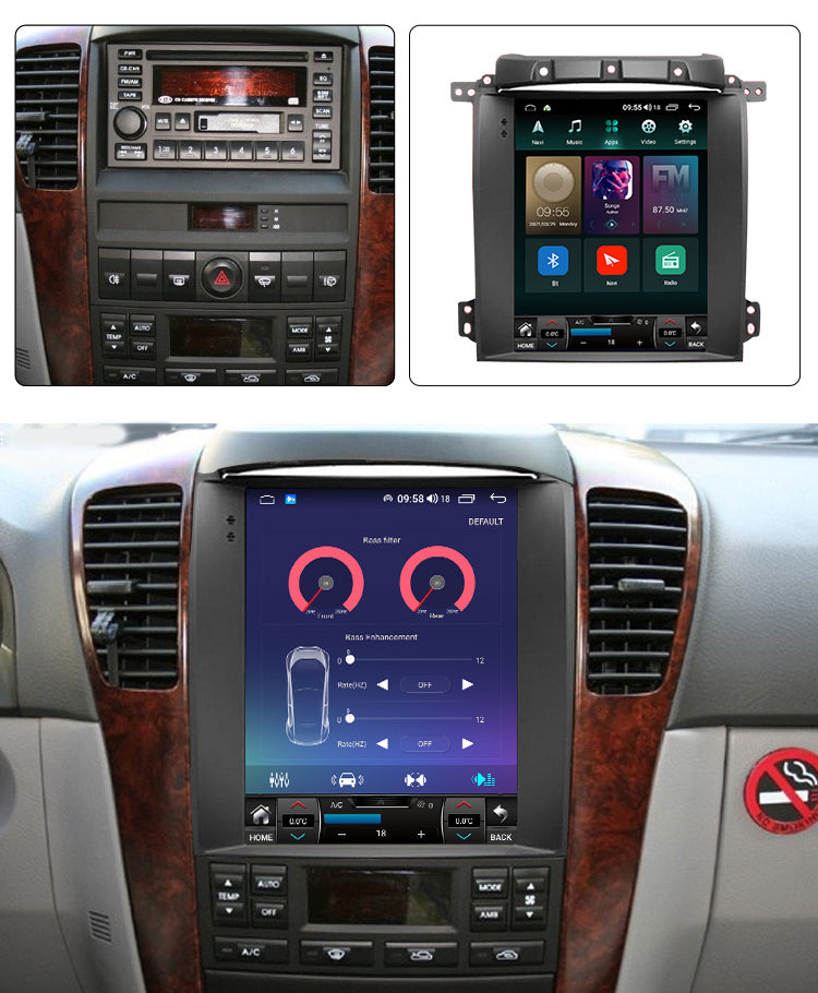 Kia Sorento | 2002-2007 | Android Screen VMS
