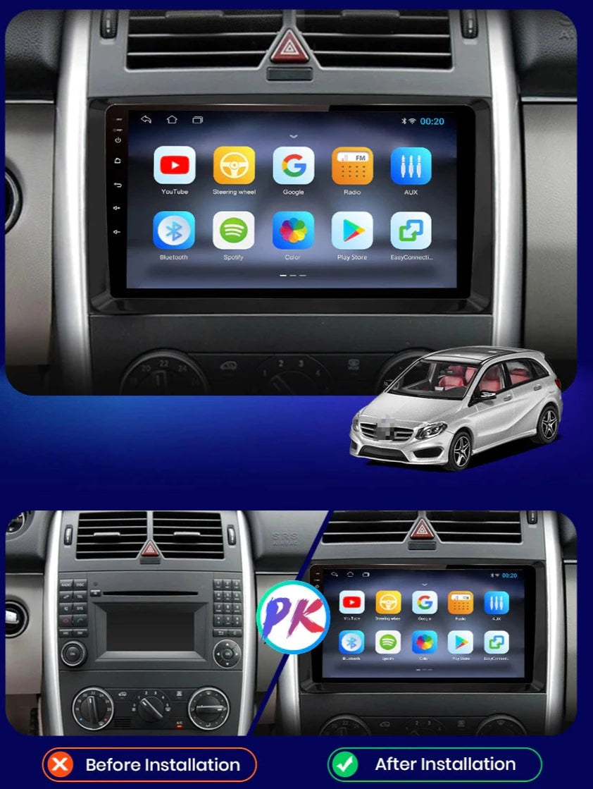 Mercedes-Benz A-Class | 2004-2012 | Android Screen VMS