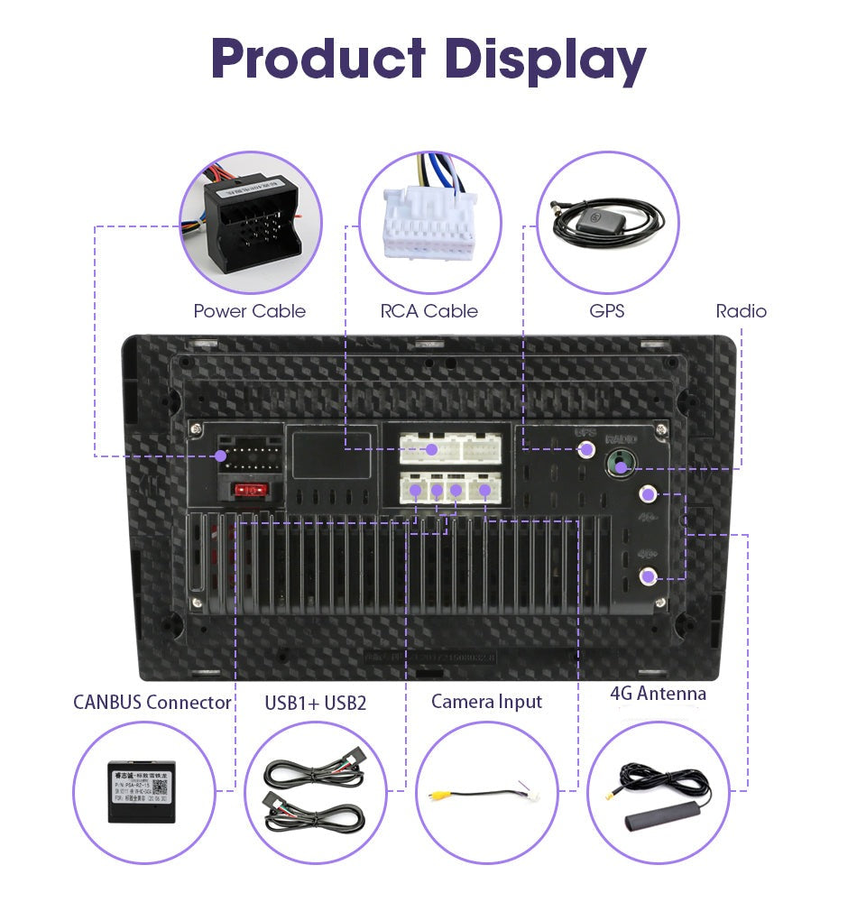 Peugeot 508 | 2011-2018 | Android Screen VMS