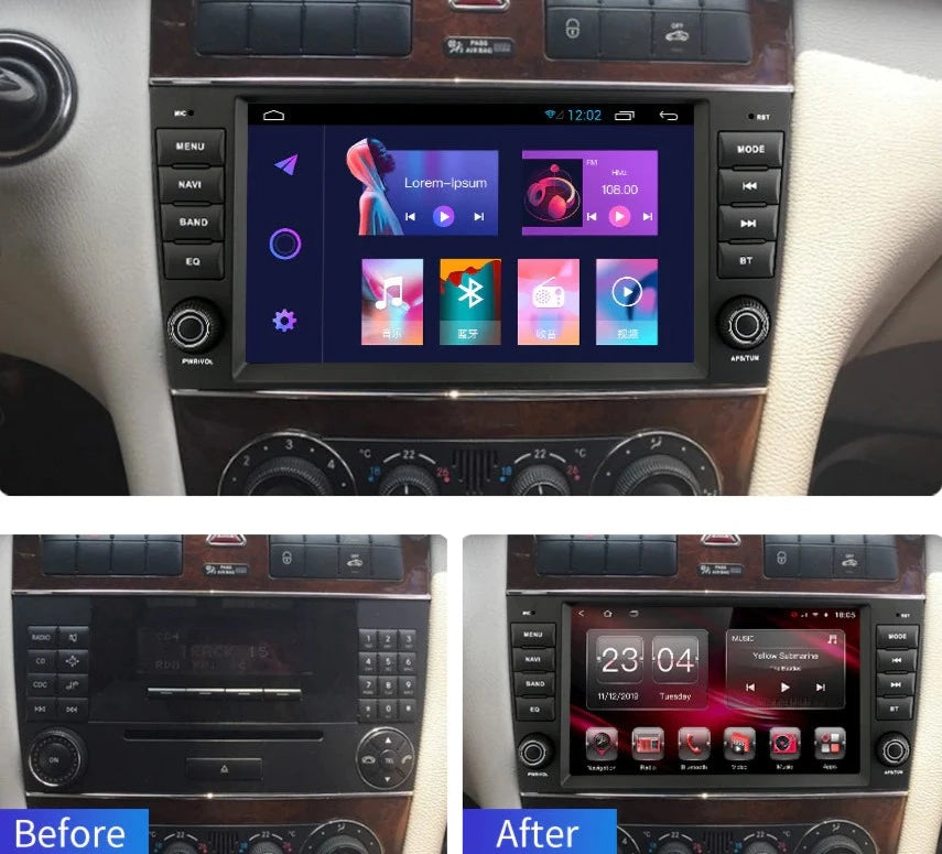 Mercedes-Benz CLC Class | 2008-2011 | Android Screen VMS