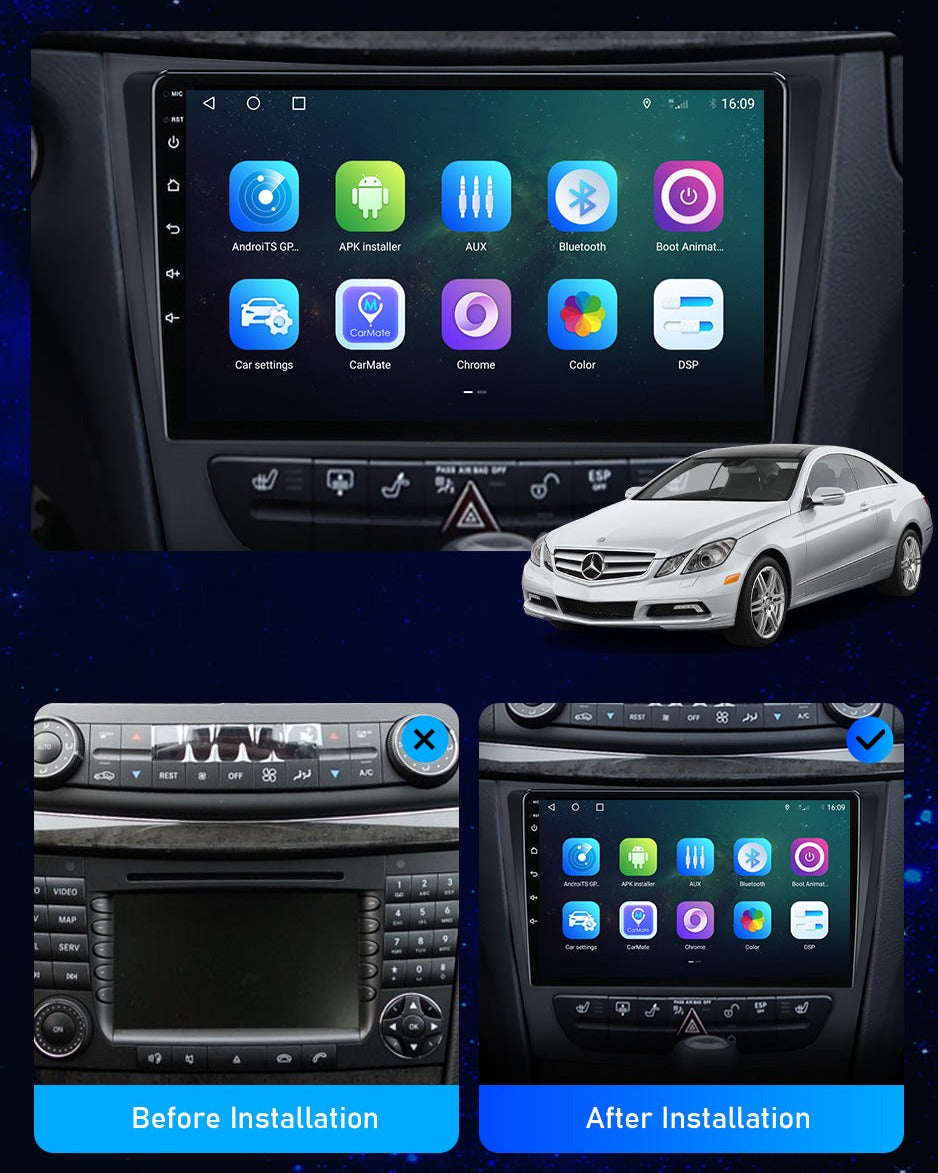 Mercedes-Benz E-Class | 2002-2010 | Android Screen VMS