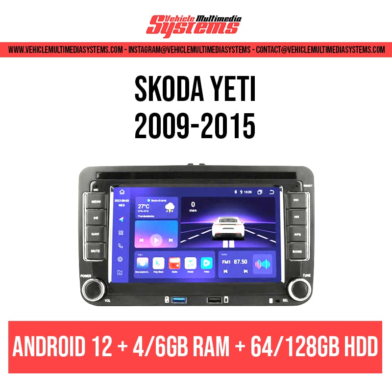 Skoda Yeti | 2009-2015 | Android Screen VMS
