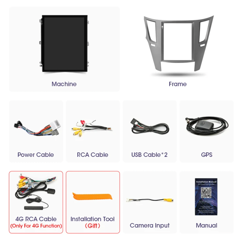 Subaru Outback | 2009-2014 | Android Screen VMS