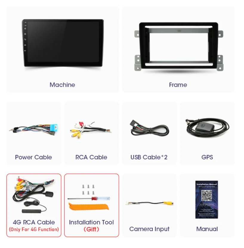 Suzuki Grand Vitara | 2005-2015 | Android Screen VMS