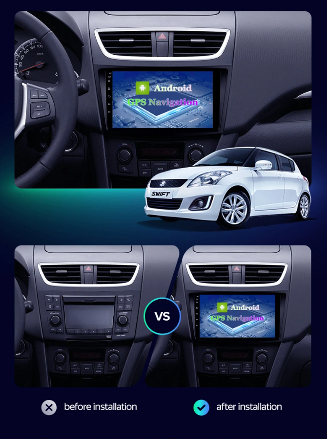 Suzuki Swift | 2010-2016 | Android Screen VMS