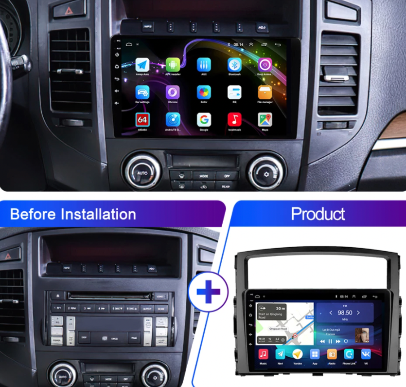 Mitsubishi Shogun/Parejo | 2006-2014 | Android Screen VMS