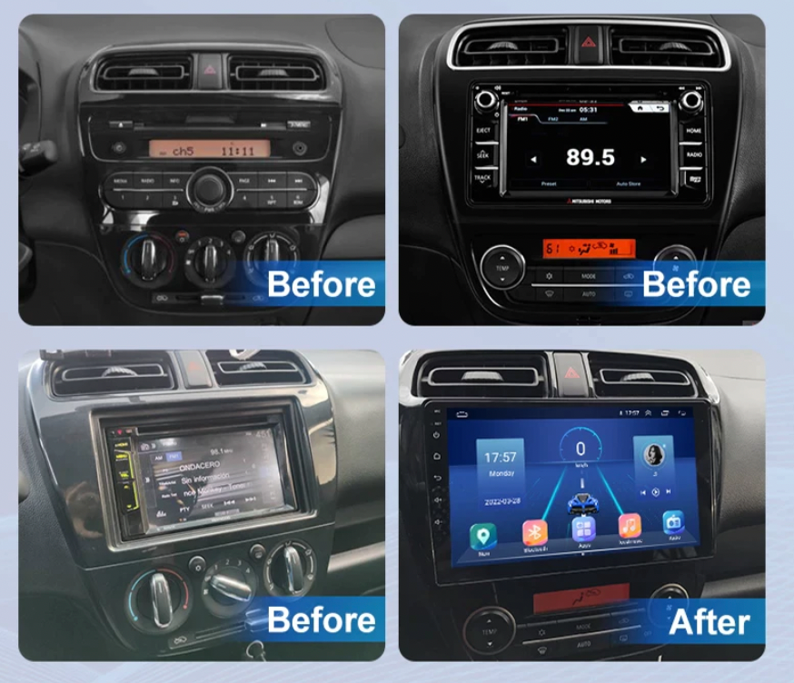 Mitsubishi Mirage | 2013-2018 | Android Screen VMS