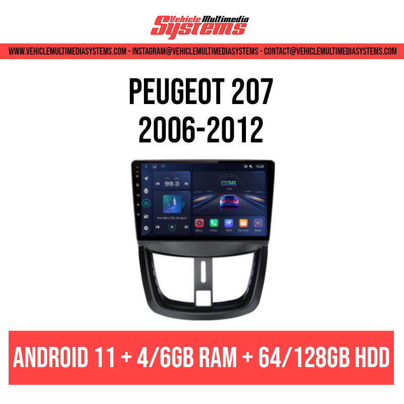 Peugeot 207 | 2006-2012 | Android Screen VMS