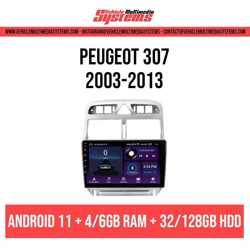 Peugeot 307 | 2003-2013 | Android Screen VMS