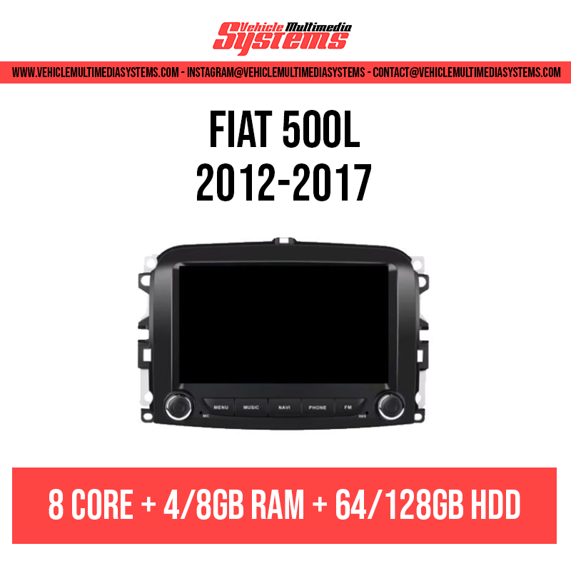 Fiat 500L | 2012-2017 | Android Screen