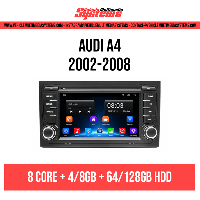 Audi A4 | 2002-2008 | Android Screen