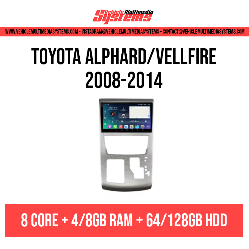 Toyota Alphard/Vellfire | 2008-2014 | Android Screen