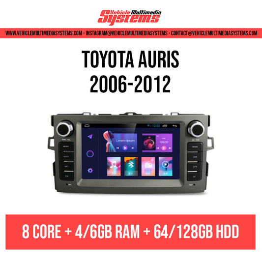 Toyota Auris | 2006-2012 | Pantalla Android