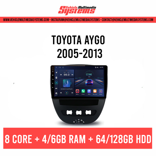 Toyota Aygo | 2005-2013 | Android Screen