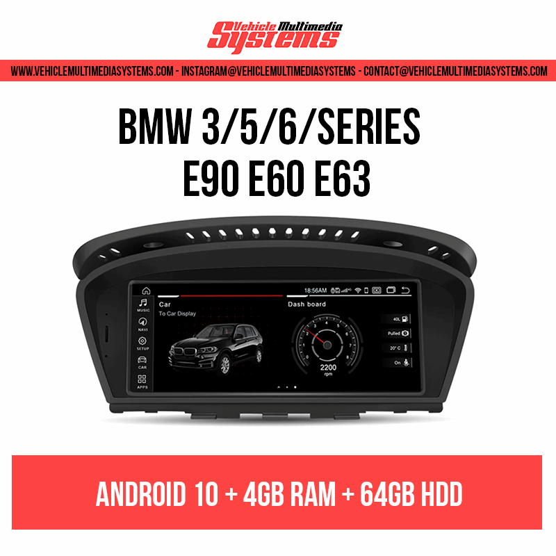 BMW 3 Series 5 Series 6 Series | E90 E60 E63 | Android Screen VMS