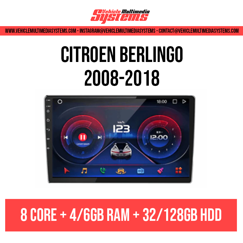Citroen Berlingo | 2008-2018 | Pantalla Android