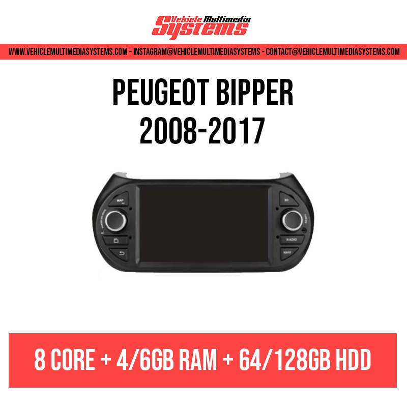 Peugeot Bipper | 2008-2017 | Pantalla de Android