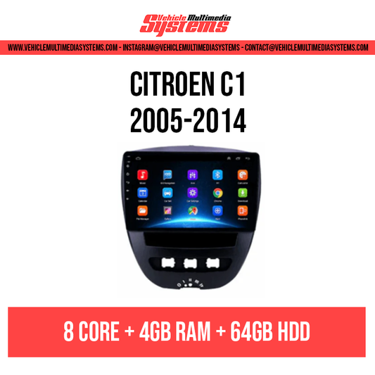 Citroen C1 | 2005-2014 | Android Screen