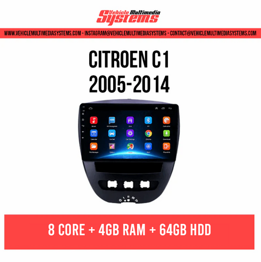 Citroen C1 | 2005-2014 | Android Screen