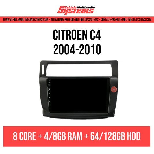 Citroen C4 | 2004-2010 | Android Screen