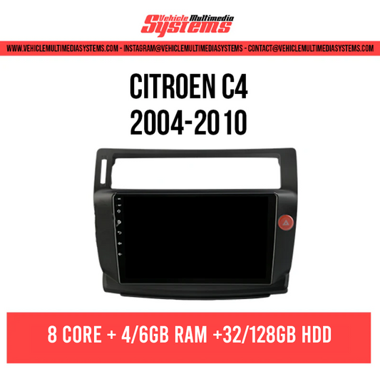 Citroen C4 | 2004-2010 | Android Screen