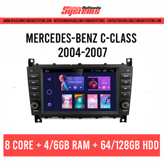 Mercedes-Benz Clase C | 2004-2007 | Pantalla Android