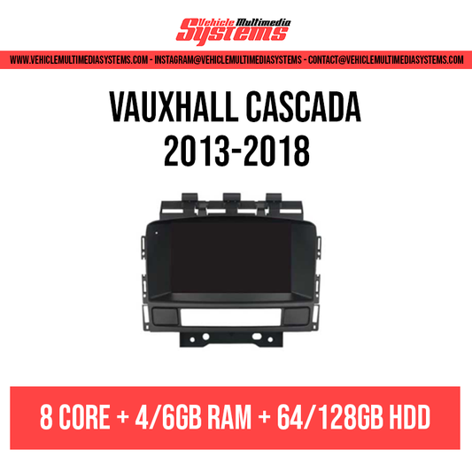 Vauxhall Cascada | 2013-2018 | Pantalla Android