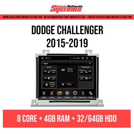 Dodge Challenger | 2015-2019 | Pantalla Android