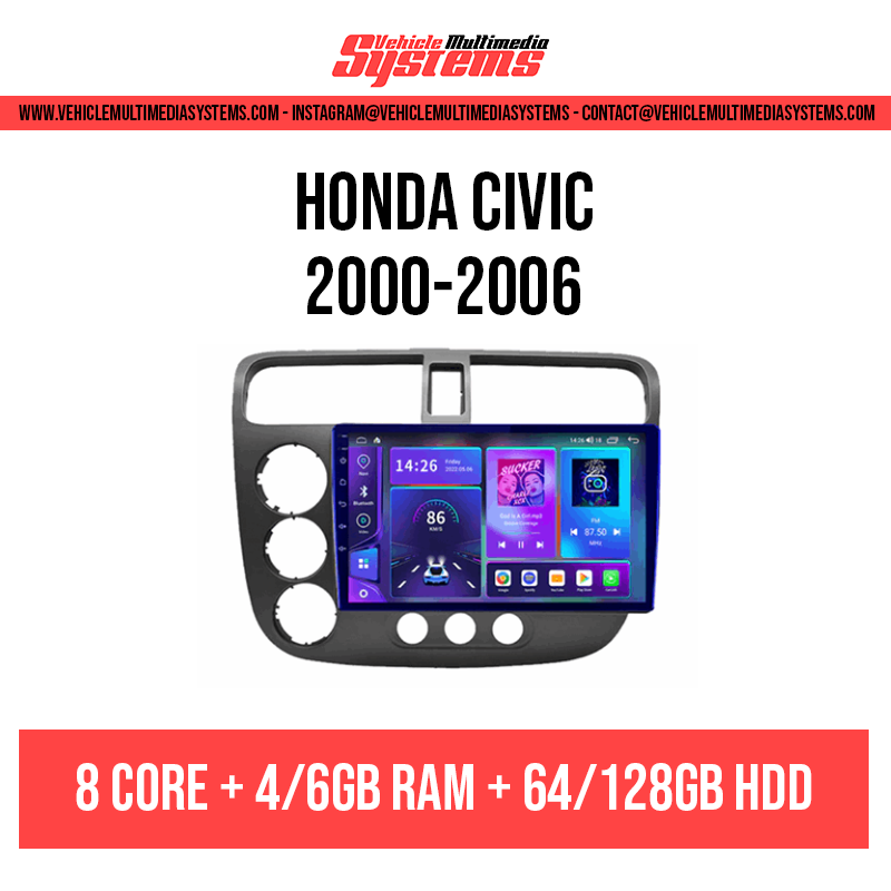 Honda Civic | 2000-2006 | Pantalla Android