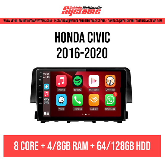 Honda Civic | 2016-2020 | Pantalla Android