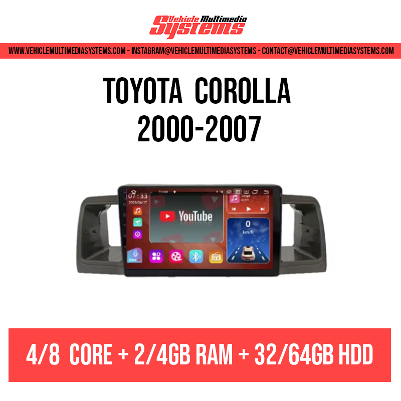 Toyota Raum | 2003-2011 | Pantalla Android | RHD