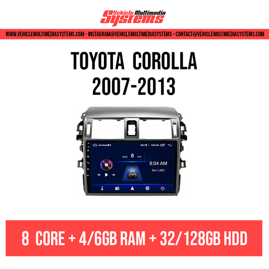 Toyota Corolla | 2007-2013 | Android Screen