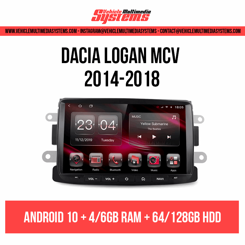 Dacia Logan MCV | 2014-2018 | Android Screen VMS