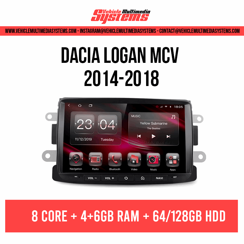 Dacia Logan MCV | 2014-2018 | Android Screen