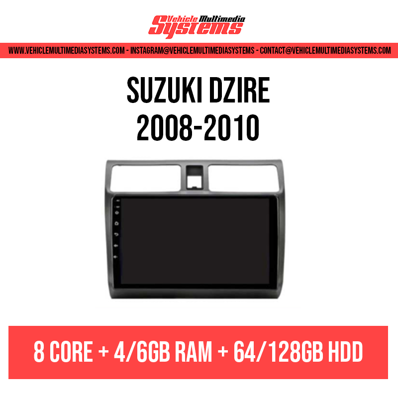 Suzuki Dzire | 2008-2010 | Pantalla Android