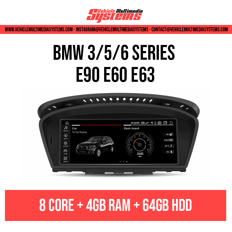 BMW Serie 3 Serie 5 Serie 6 | E90 E60 E63 | Pantalla Android