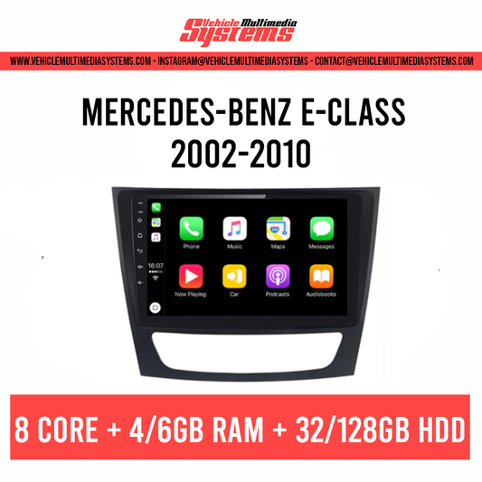 Mercedes-Benz Clase E | 2002-2010 | Pantalla Android