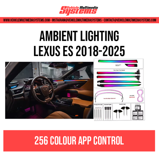 Lexus ES | 2018-2025 | OEM Style Ambient Lighting Kit