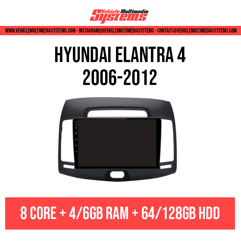 Hyundai Elantra 4 | 2006-2012 | Pantalla Android
