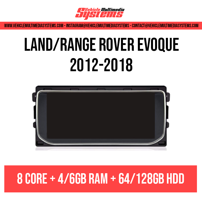 Land Rover Range Rover Evoque | 2012-2018 | Pantalla Android + Panel AC 