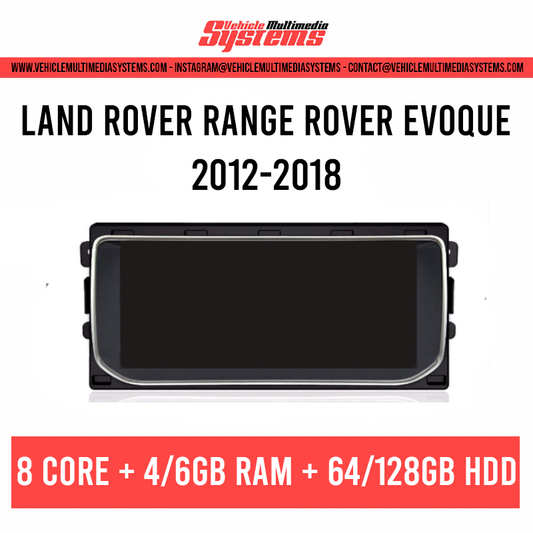 Land Rover Range Rover Evoque | 2012-2018 | Pantalla Android + Panel AC 