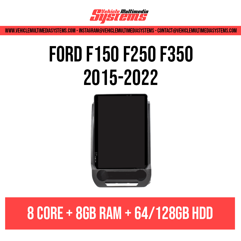 Ford F150 F250 F350 | 2015-2022 | Android Screen | Tesla Style