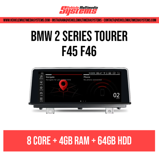 BMW Serie 2 Tourer | F45 F46 | Pantalla Android | NBT, EVO