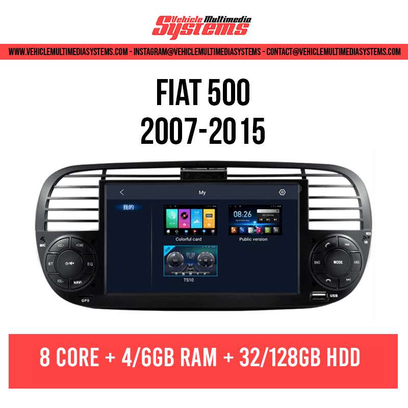 Fiat 500 | 2007-2015 | Pantalla Android