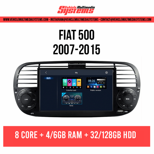Fiat 500 | 2007-2015 | Pantalla Android