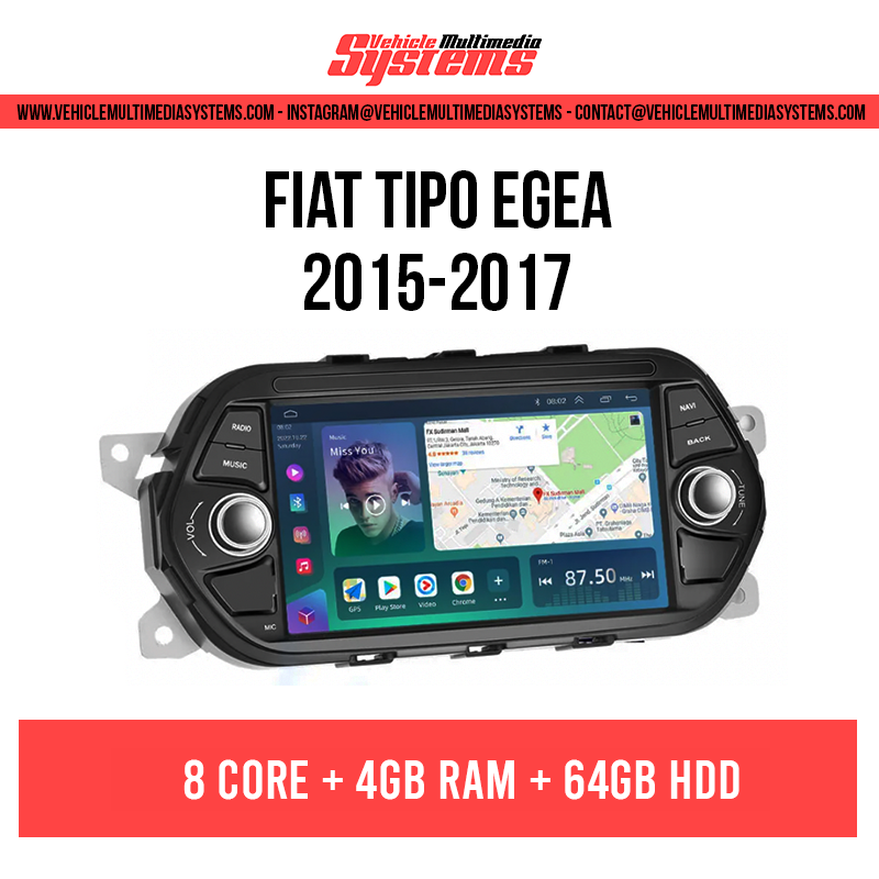 Fiat Tipo Egea | 2015-2017 | Android Screen