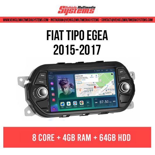 Fiat Tipo Egea | 2015-2017 | Android Screen