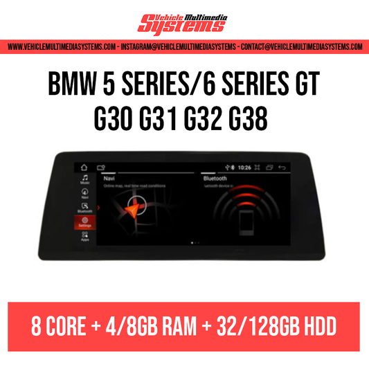 BMW 5 Series/6 Series GT | G30 G31 G32 G38 2017-2020 | Android Screen | EVO